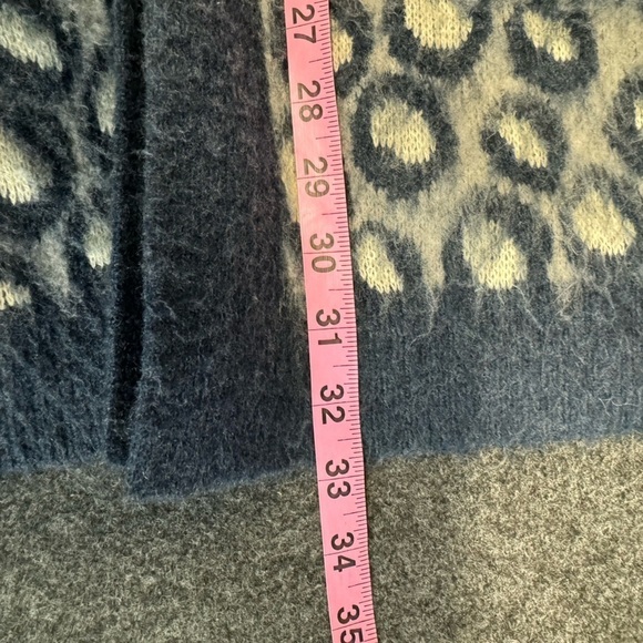 Current / Elliott The Rick Cardigan in Brushed Leopard 1 or Small - Picture 9 of 10